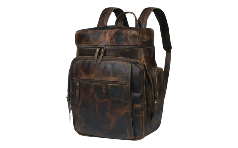 How to Match a Leather Vintage Backpack with Your Outfit?