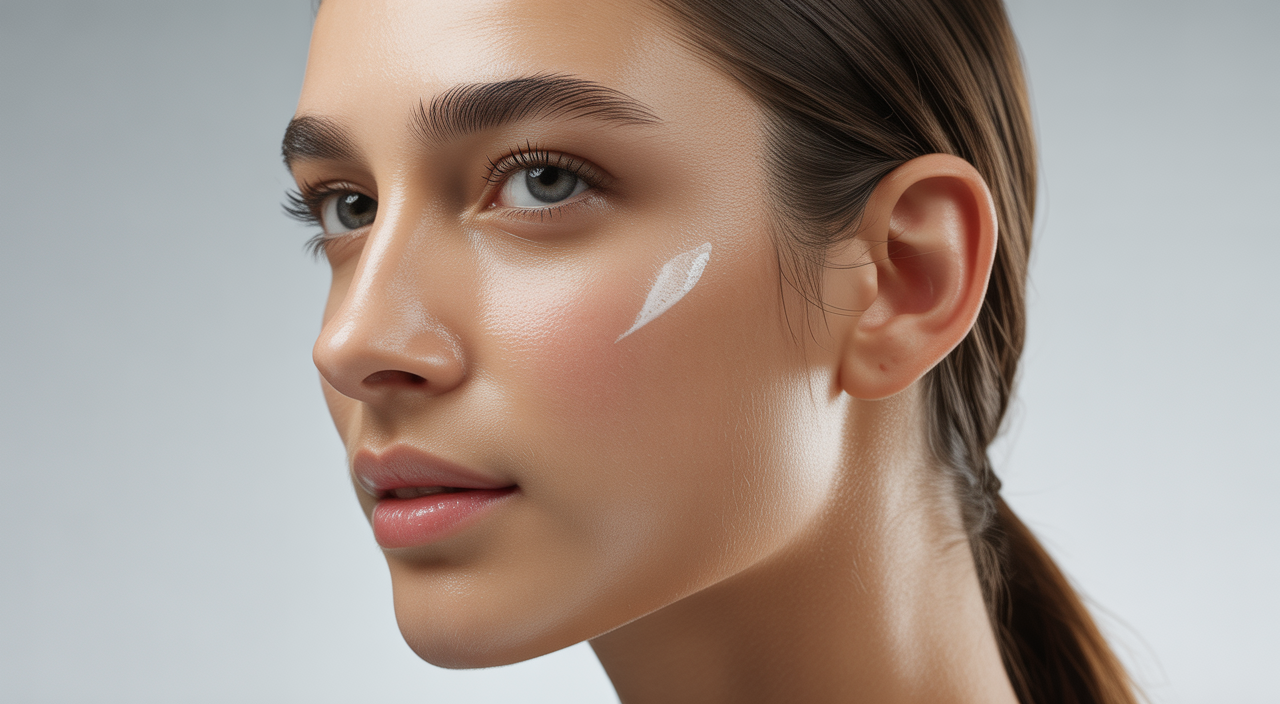 Close-up of smooth, clear skin on a person's cheek, representing effective acne scar treatment and healthy skin.