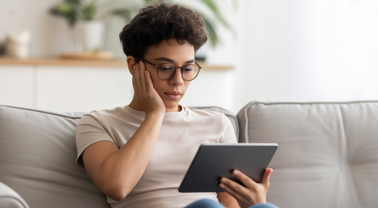 NYC teen receiving virtual peer support from a mentor with lived experience